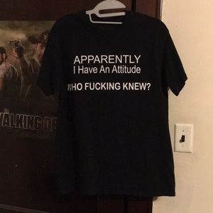 A funny saying t-shirt